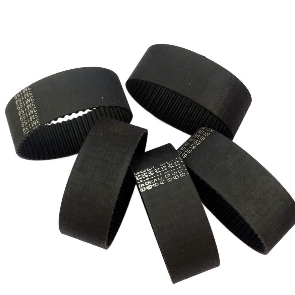 Cosyhat 2Pcs/Set HTD3M Timing Belt for Snow Blower HTD126-3M HTD159-3M Toothed Belts HTD-3M 126mm /129mm (Size : 2pcs, Color : HTD3M-126-18)