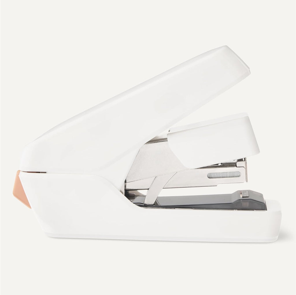 Office Heavy Duty Stapler, Flat Clinch, Effortless, 40 Sheet Capacity, 1000 Staples, No Jam