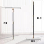 20 in Silicone Floor Squeegee 65 in Long Handle for Floor Window Cleaning