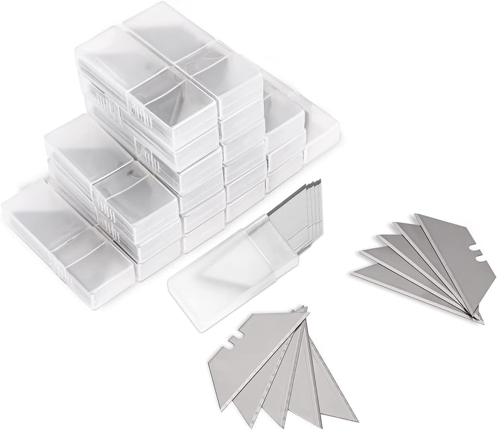 Utility Knife Blades SK5 Steel 200-pack with Plastic Case