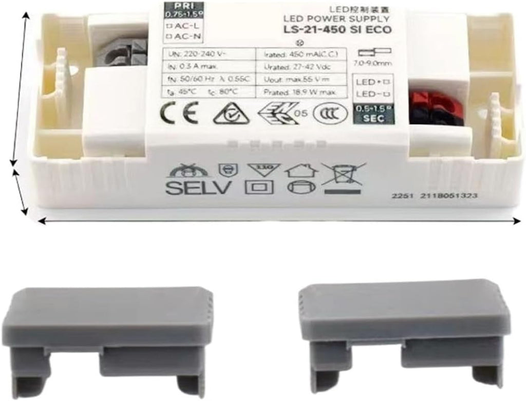 45mm Aperture Downlight Constant Current Transformer Ballast 21W Control Device Flicker-Free LS-12-250(18W/450MA/30-42V LS-21-450 SI1 E)