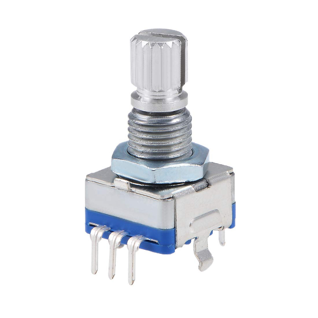 uxcell 360 Degree Rotary Encoder Code Switch Digital Potentiometer EC11 5 Pins 15mm Shaft 2pcs