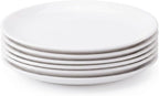 Melamine Plates,6 Pack Unbreakable White Dinner Plate for Steak, Buffet & Picnic, Lightweight Outdoor Serving Plates