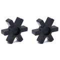 Flexible L150 NBR Rubber Spider Insert Solid Spider Center Inserts Fits for Lovejoy Martin L-Jaw Coupling (2 Pack)