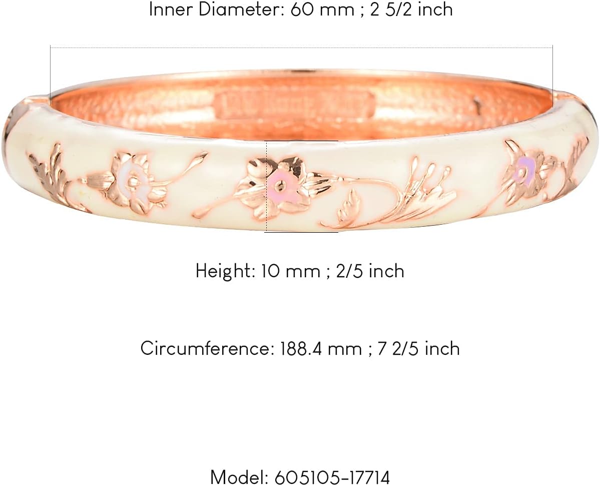 Vintage Bracelet Colorful Cloisonne Women Hinged Bangles Enameled Bracelets Jewelry Gifts 55A82
