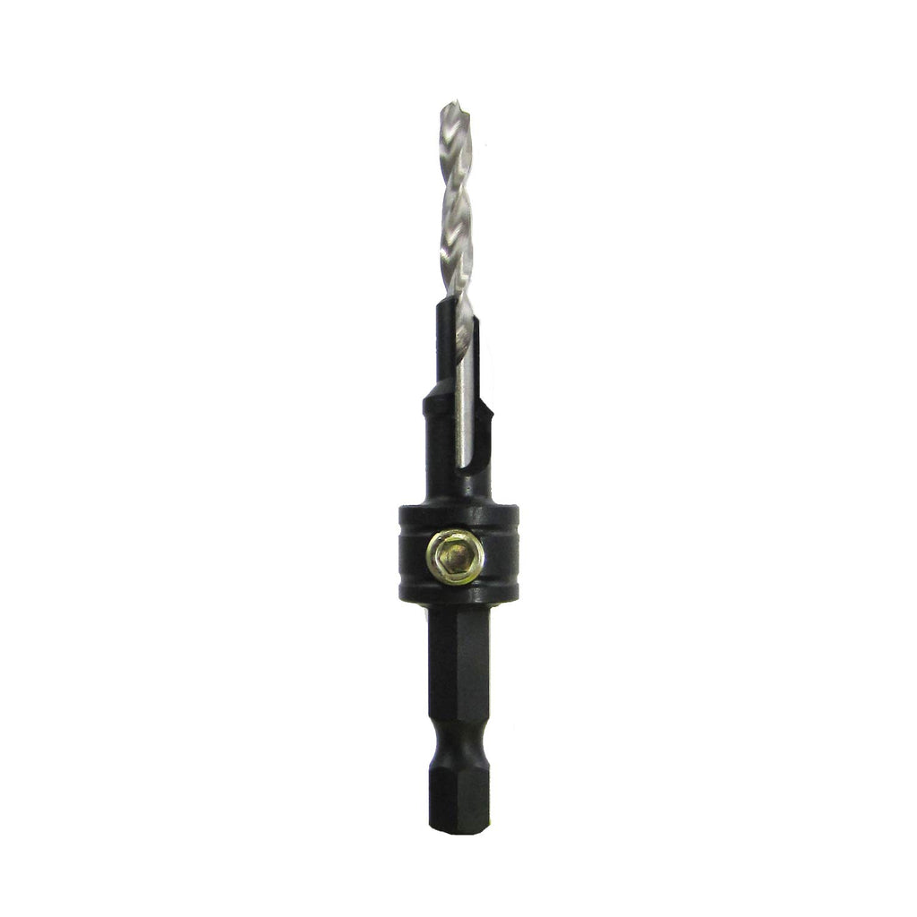 Snappy 5 x 40mm Confirmat Screw 2 Step Countersink Pilot Point Bit 1/4 Hex USA