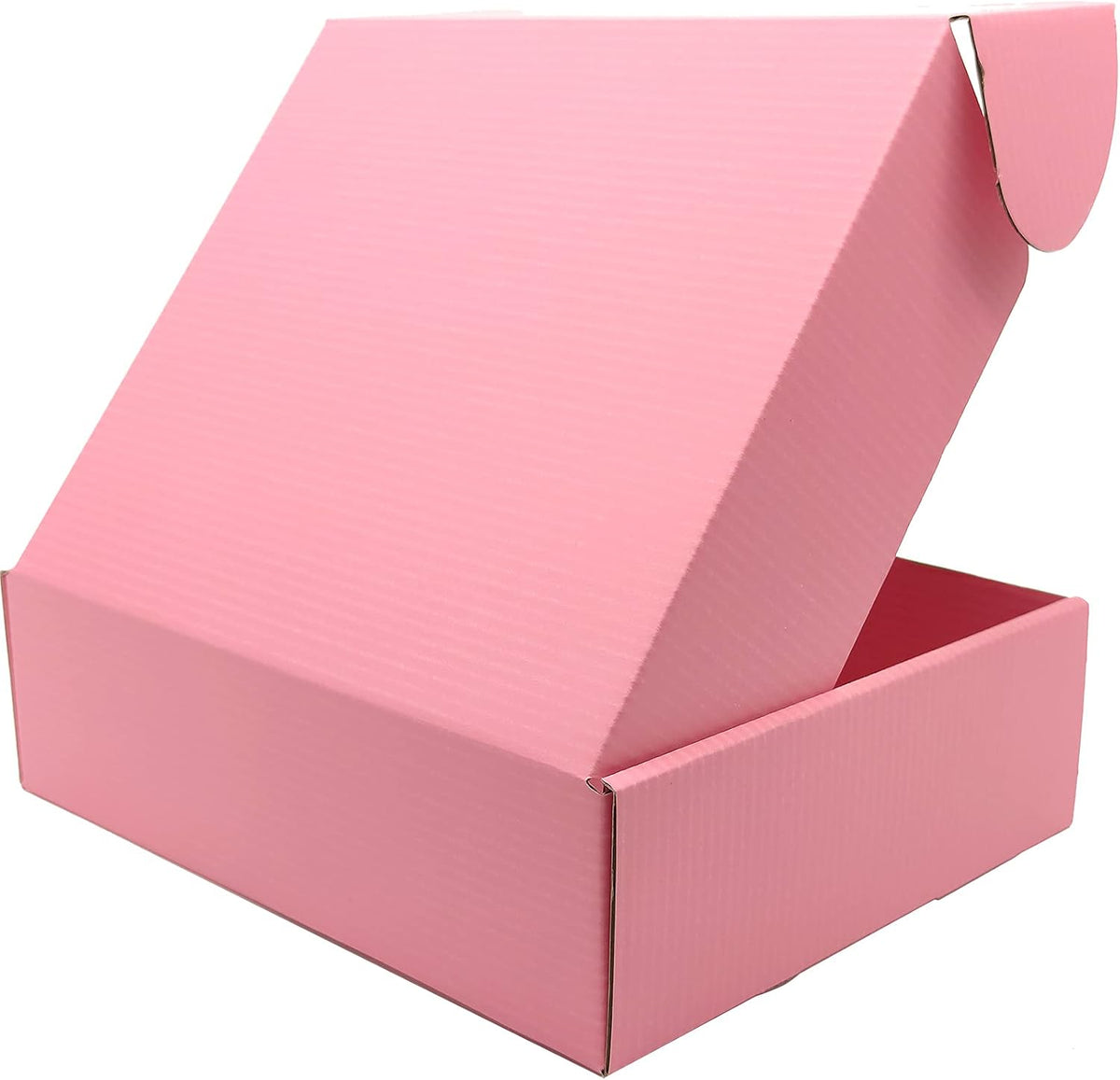 10x8x3 Shipping Boxes Pink Mailer Corrugated Cardboard Box Set of 25