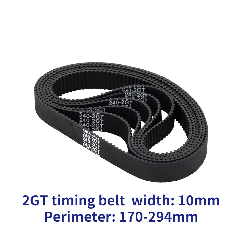 1PCS C-19 3D Printer GT2 Width 10mm Closed Loop Rubber 2GT Timing Belt,2GT-280mm
