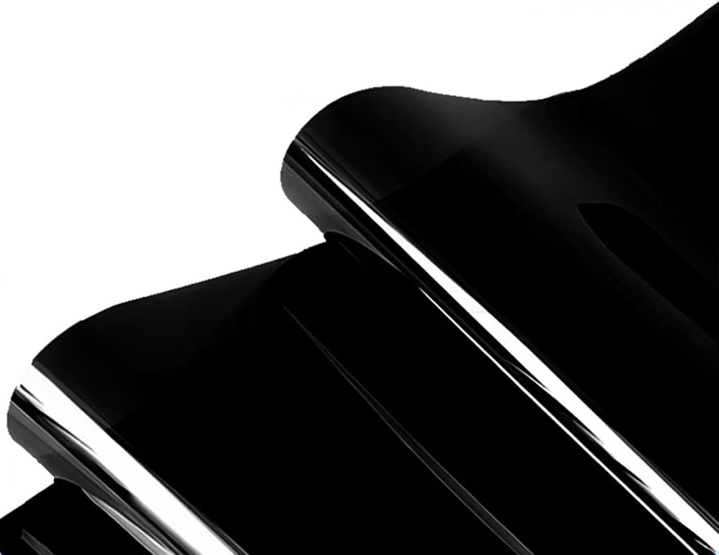 Black Aquarium Background Film, Static Cling PVC, 11.8" H × 39" W