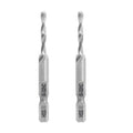 Bonsicoky 6-32NC Combination Tap and Drill Bit, 2 Pcs