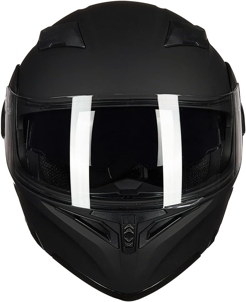 Motorcycle Dual Visor Flip up Modular Full Face Helmet DOT Model 902/902L