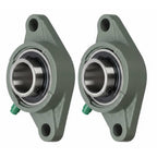 UCFL201-8 Premium 2 Bolt Flange Bearing 1/2" Bore Self-Alignment Farm Machinery Conveyor Manufacturing Equipment