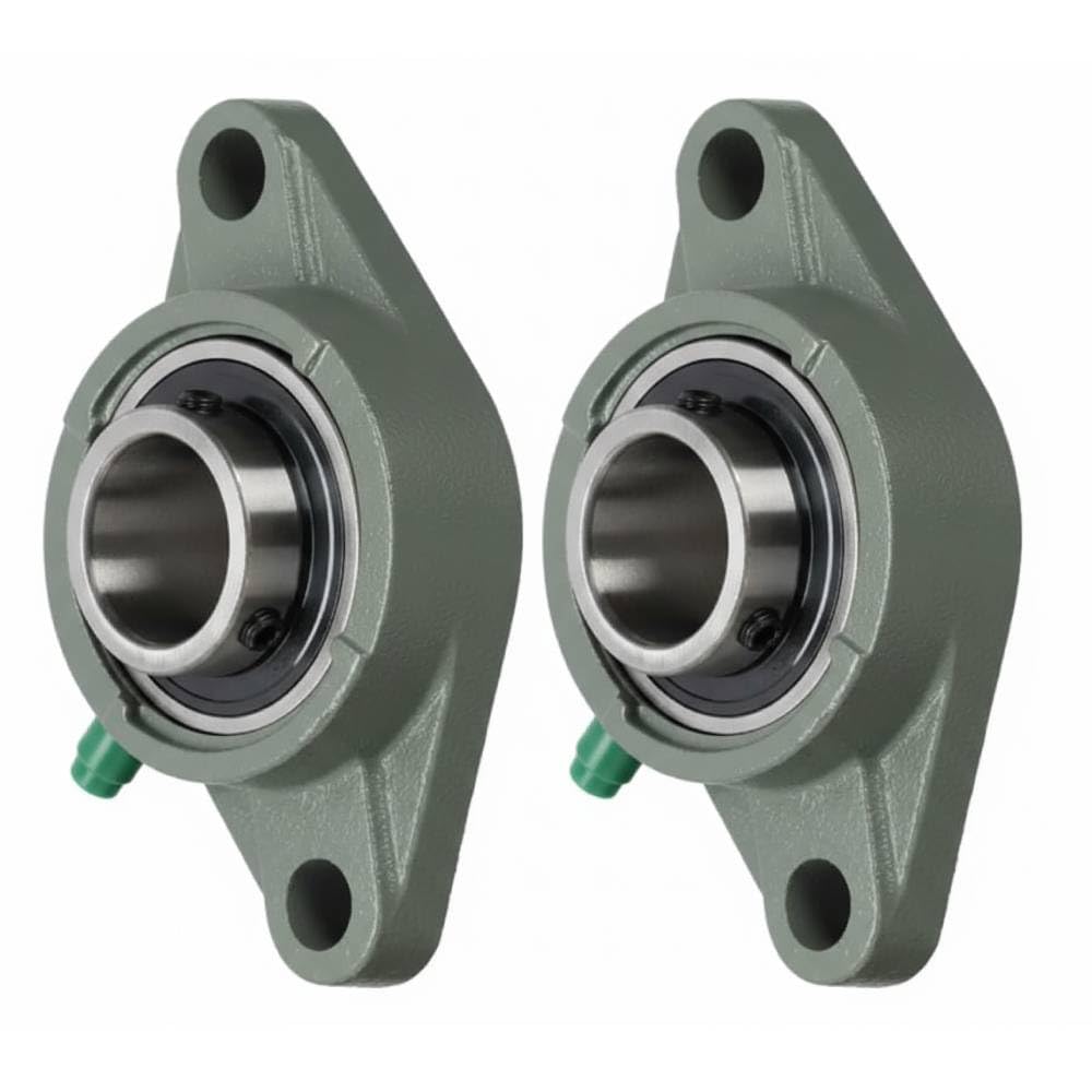 UCFL201-8 Premium 2 Bolt Flange Bearing 1/2" Bore Self-Alignment Farm Machinery Conveyor Manufacturing Equipment