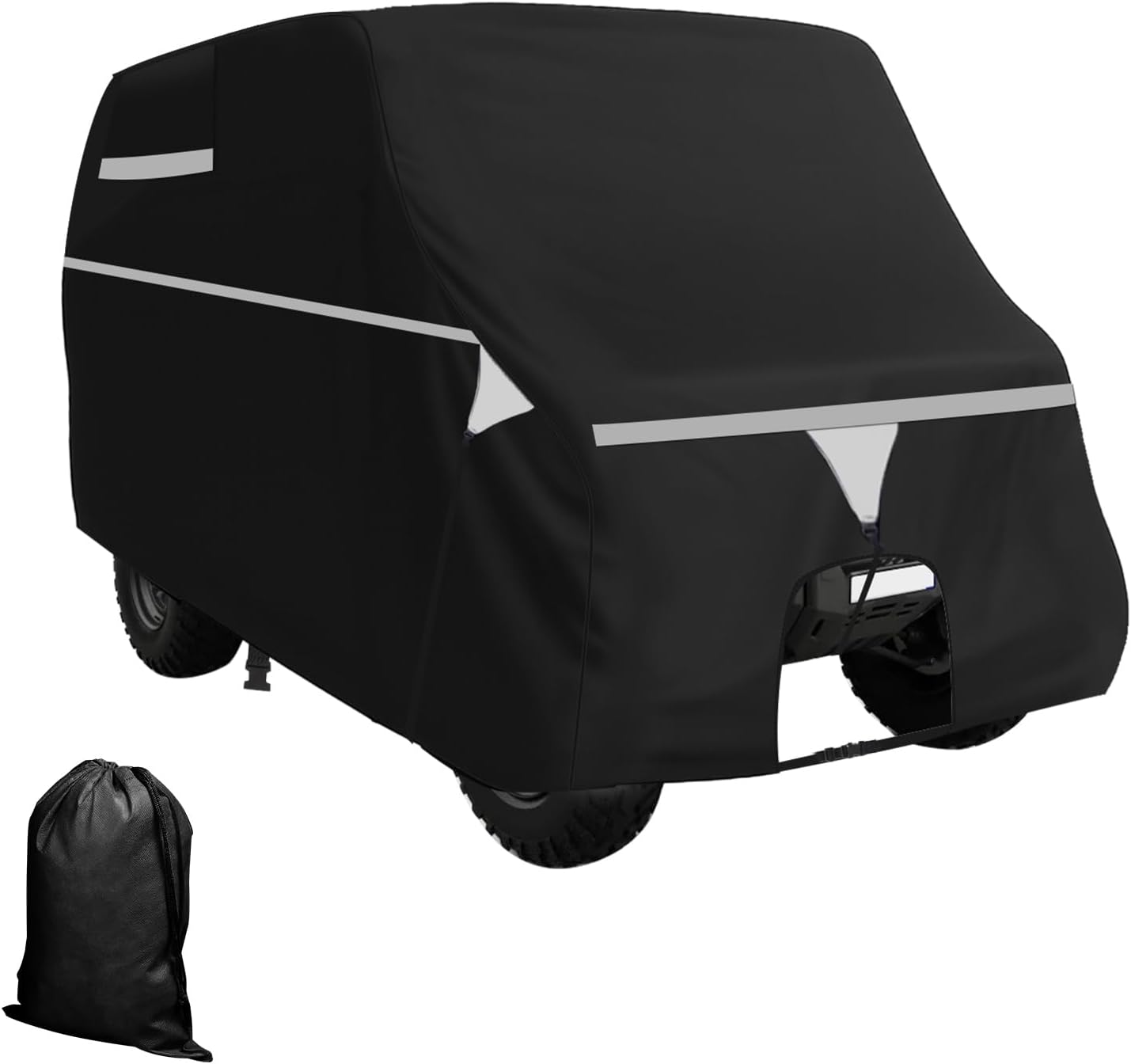 420D UTV Cover with 3 Windproof Straps&Reflective Strips Outdoor Sun Rain Storage Protection for Pioneer 700 700-4