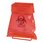 HS10322 Biohazard Disposable Bag, 19" x 23", Red