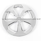 4PCS Wheel Center Caps, Silver