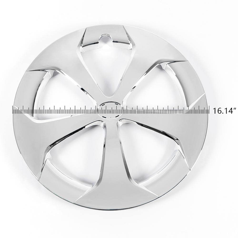 4PCS Wheel Center Caps, Silver