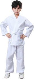 Karate Gi, Lightweight Karate Uniform for Kids and Adults, Martial Arts Training Suit with Free Belt
