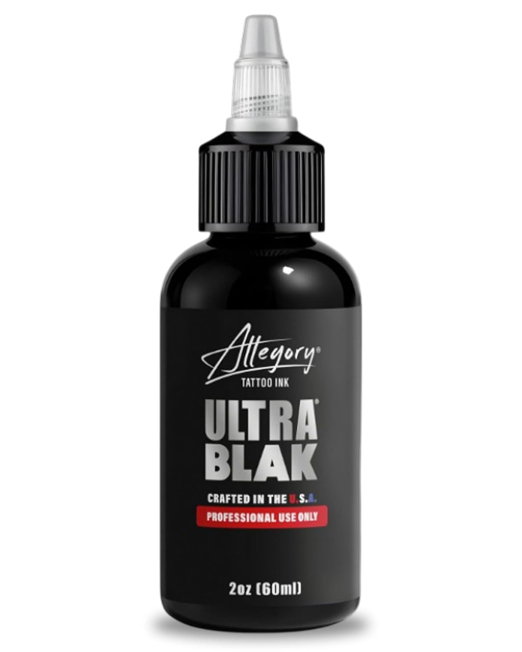 Tattoo Ink – Ultra Blak, Premium Black Tattoo Ink, Perfect for Lining and Shading, Smooth, Consistent Pigment, Vegan