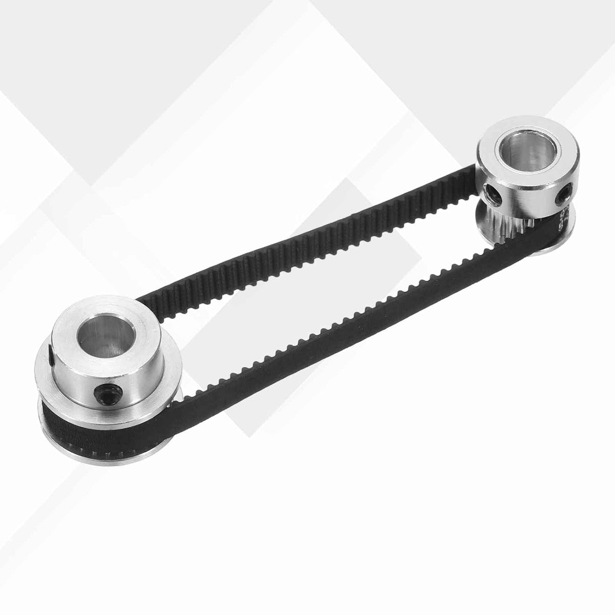 MECCANIXITY 180mm GT-2 Timing Belt 6mm Width 2mm Pitch Black 5pcs