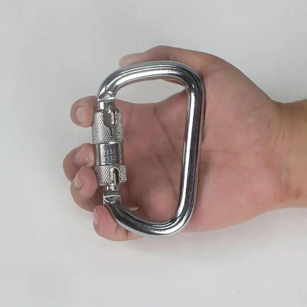 Auto Locking Carabiner 45KN=10000lbs Heavy Duty Large Clip Climbing Carabiner Twist Lock Carabiners for Rock