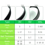 1PCS HTD 3M Closed Loop Timing Belt,3M-300-8