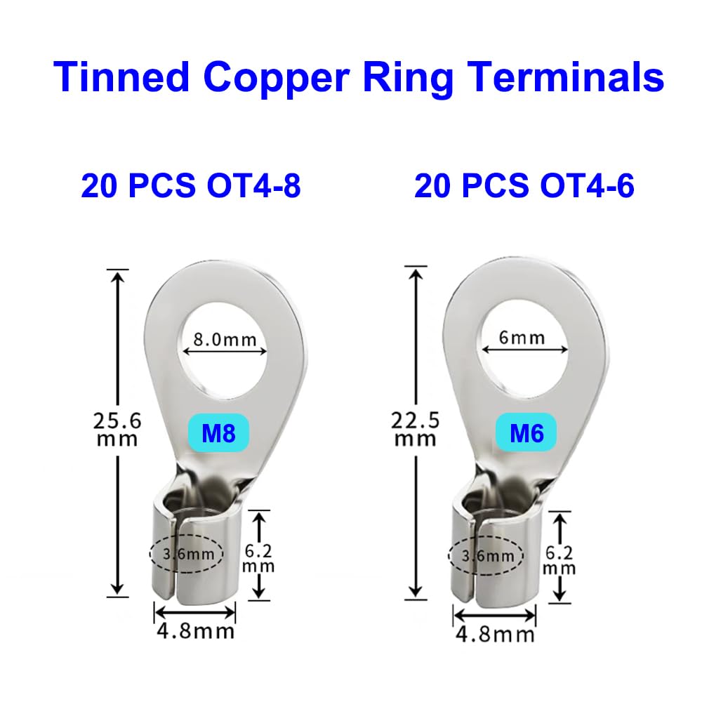 Flat Copper Braid Cable,6mm Flat Copper Braided Ground Strap Wire, Flexible Shielding Wire Mesh（16.4ft）