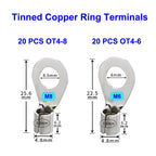 Flat Copper Braid Cable,6mm Flat Copper Braided Ground Strap Wire, Flexible Shielding Wire Mesh（16.4ft）