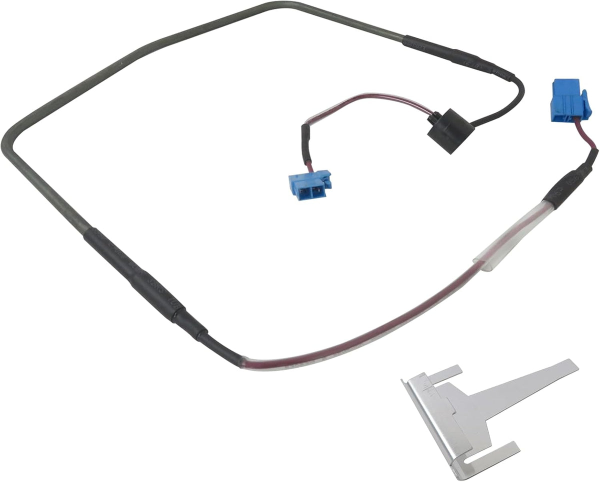 Upgraded Replacement Defrost Heater and Evaporator Clip for Samsung Refrigerator Models RF261BEAESP, RF261BEAESR, RF261BEAEWW, RF262BEAESR, RF263BEAEBC, RF263BEAESG, RF263BEAESP, RF263BEAESR