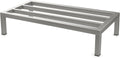 Aluminum Dunnage Rack, Silver, 36x20x8 Inches, 1630 lb Capacity, NSF Listed, Heavy-Duty Tubular Welded Construction