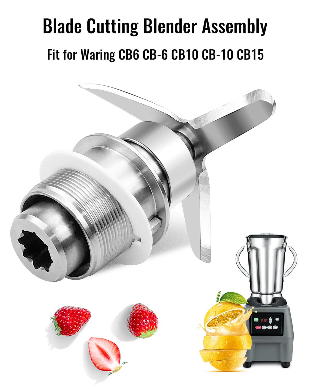 Blender Blade Cutting Assembly Fit for Waring Commercial CB15 CB6 CB10