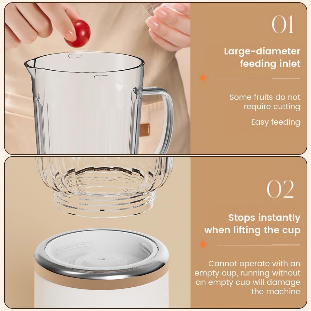 25oz Smoothie Blender, 300W Personal Blender, White | 1 Portable Cup, Single Serve