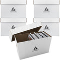 Premium Short Comic Book Storage Box Organizer with Lid | Thick Cardboard Comic Storage Box For Collectibles Fits