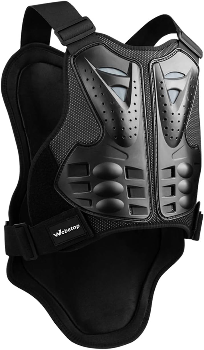 ATV Chest Protector Adult Motorcycle Vests for Men Dirt Bike Mountain Bike Off-Road Racing Adult M | Pe Hard Shell