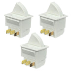 3 Pack W11396033 Refrigerator Door Light Switch 3Pin Replacement
