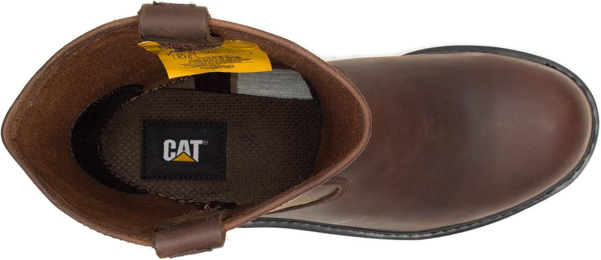 CAT Men's Revolver Pull-on Steel Toe Construction Boot
