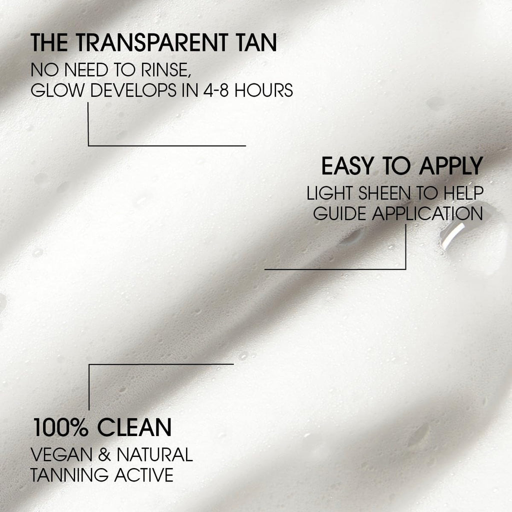 Self Tan Purity Bronzing Water, Clear Tanning Water Foam, Streak-Free Finish, Develops in 4-8 Hours, Vegan, Natural &