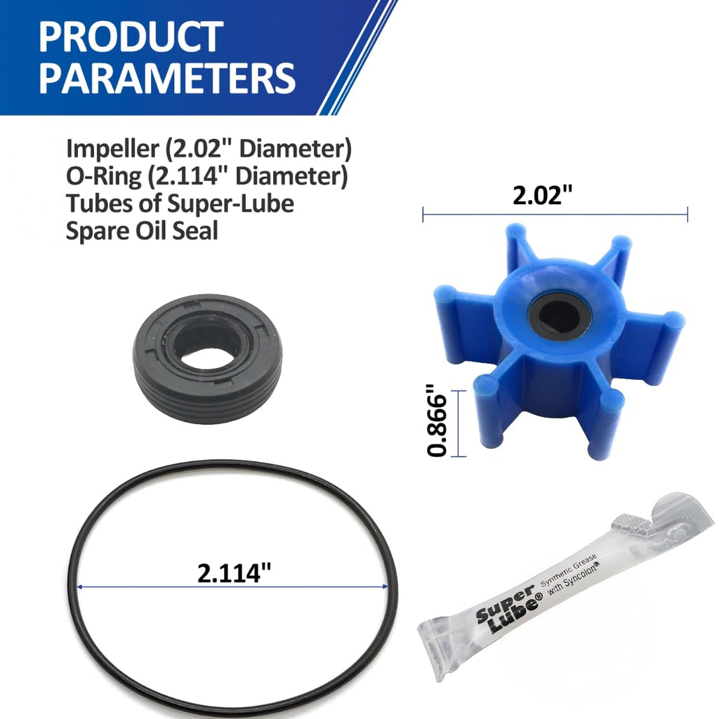 Replacement Kits Polyurethane Impeller & O-Ring Kit