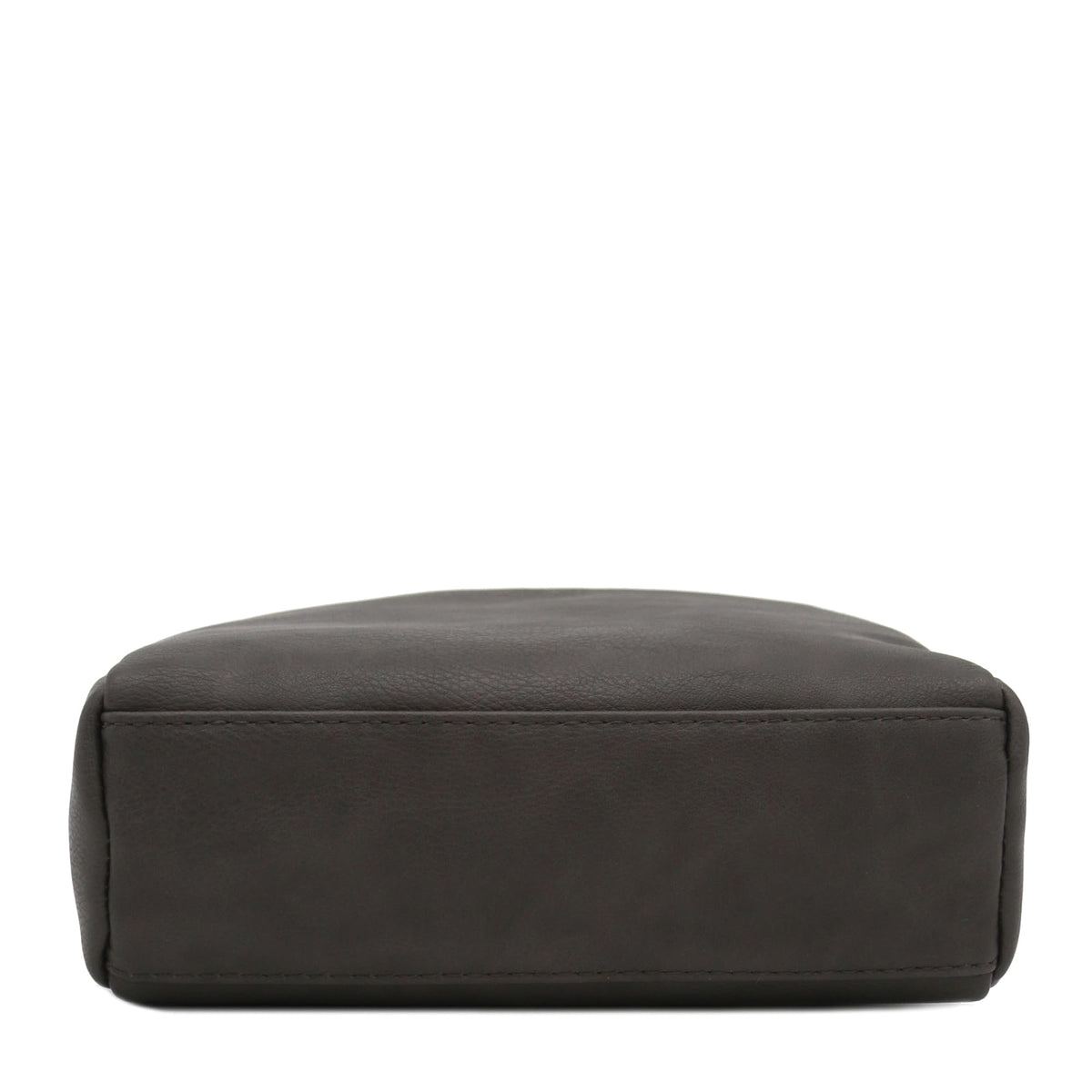 Triple Zip Small Crossbody Bag (Dark Gray)