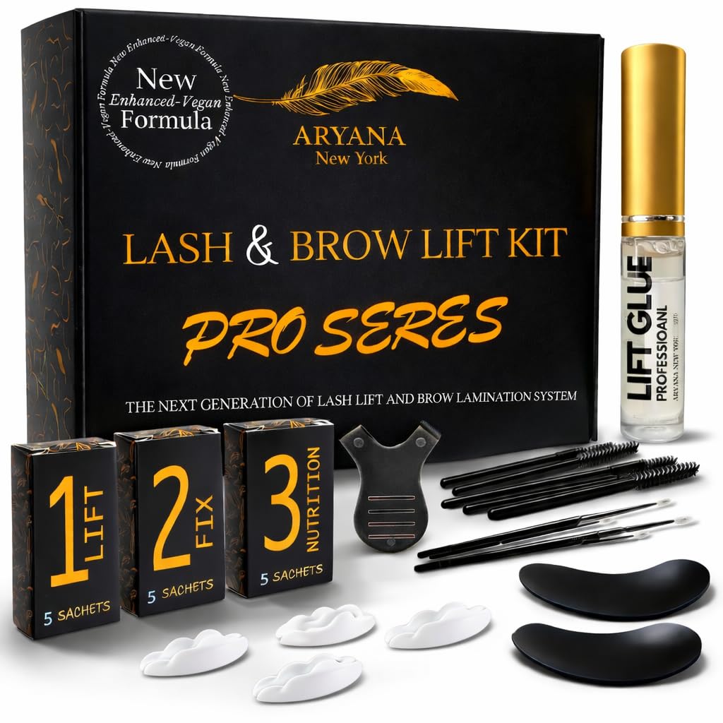 Lash Lift And Brow Lamination Kit - Professional Series | New Enhanced Formula