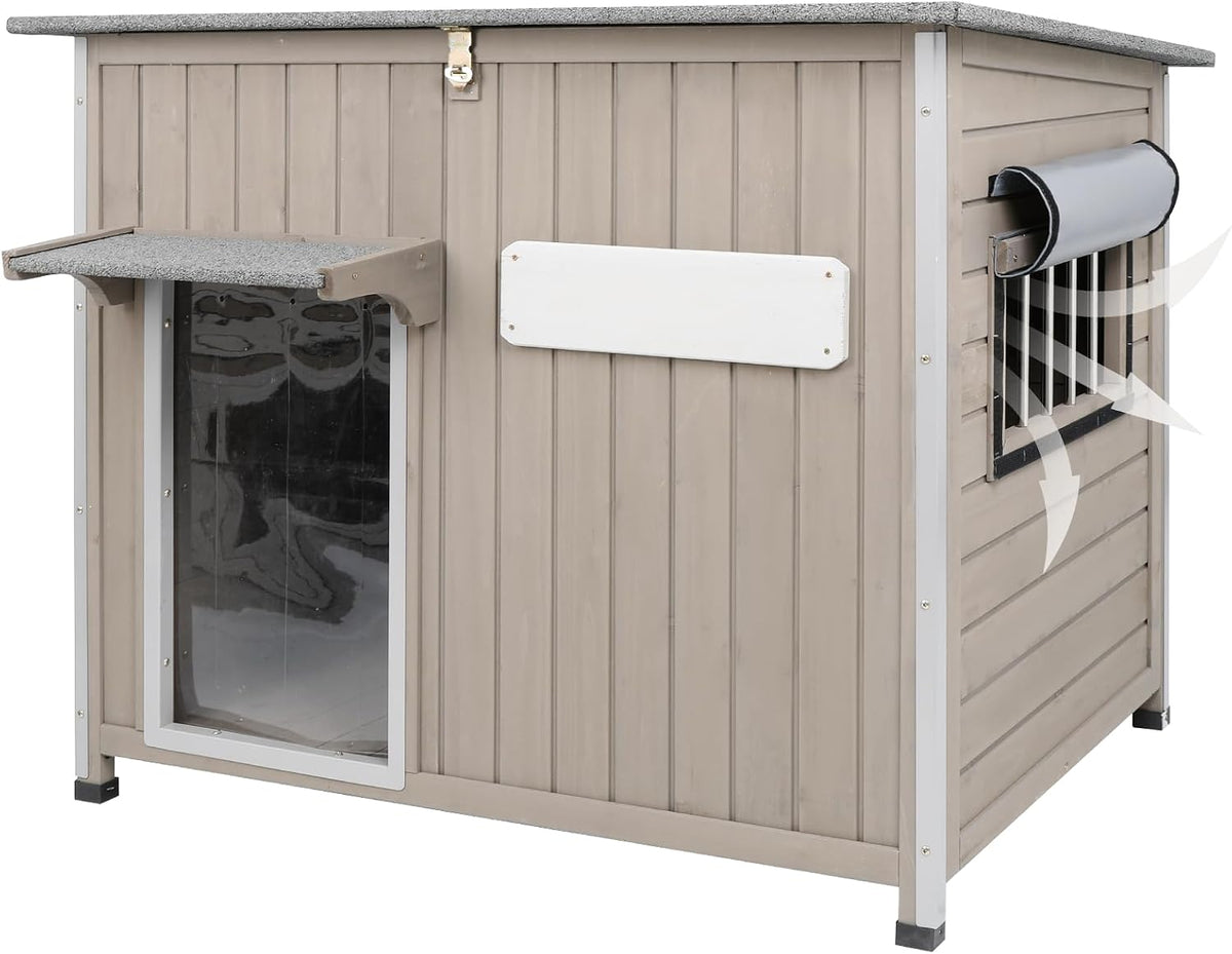 Wooden Dog House Outdoor Weatherproof