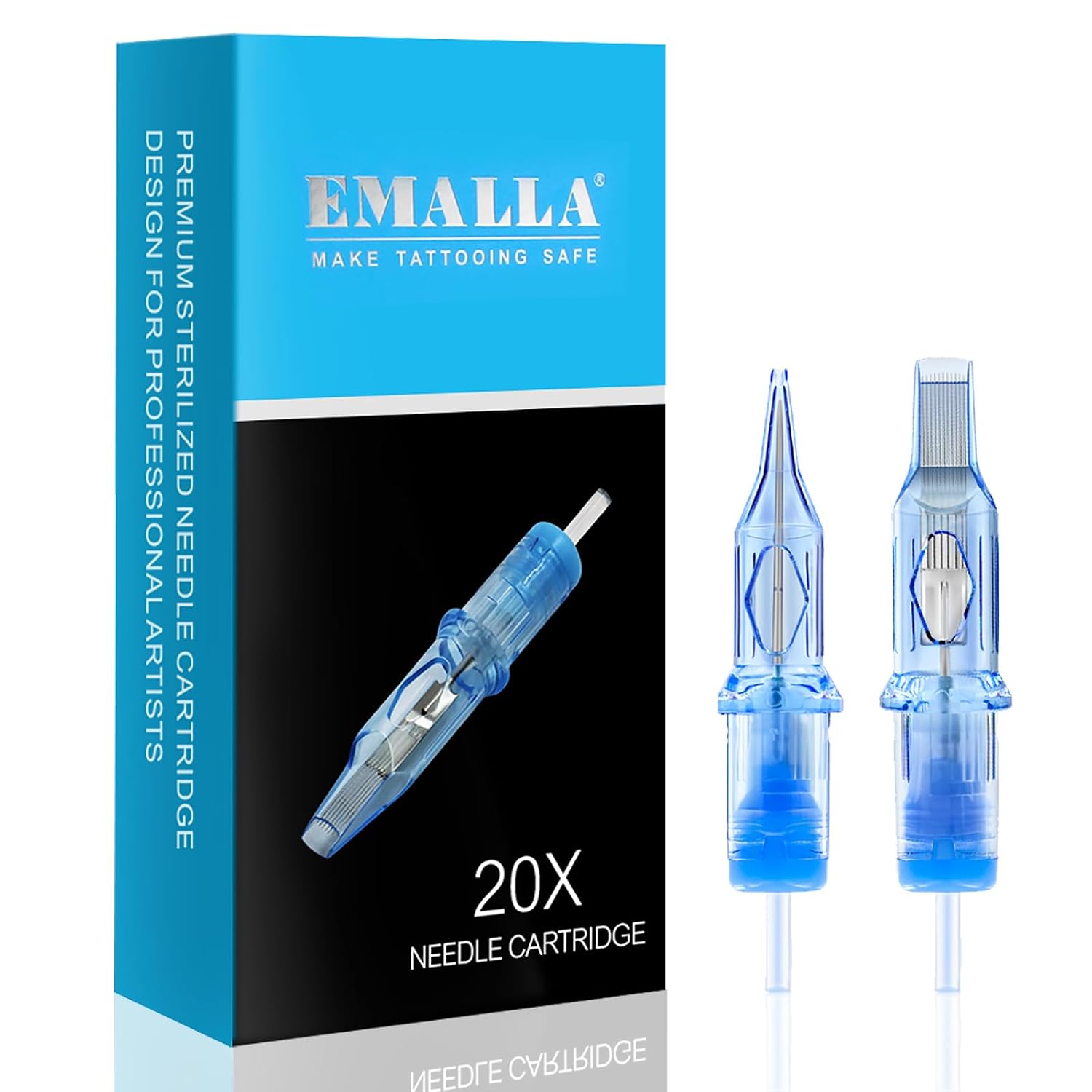 ELIOT Tattoo Cartridge Needles, 20Pcs Premium Tattoo Needles 1011RLL