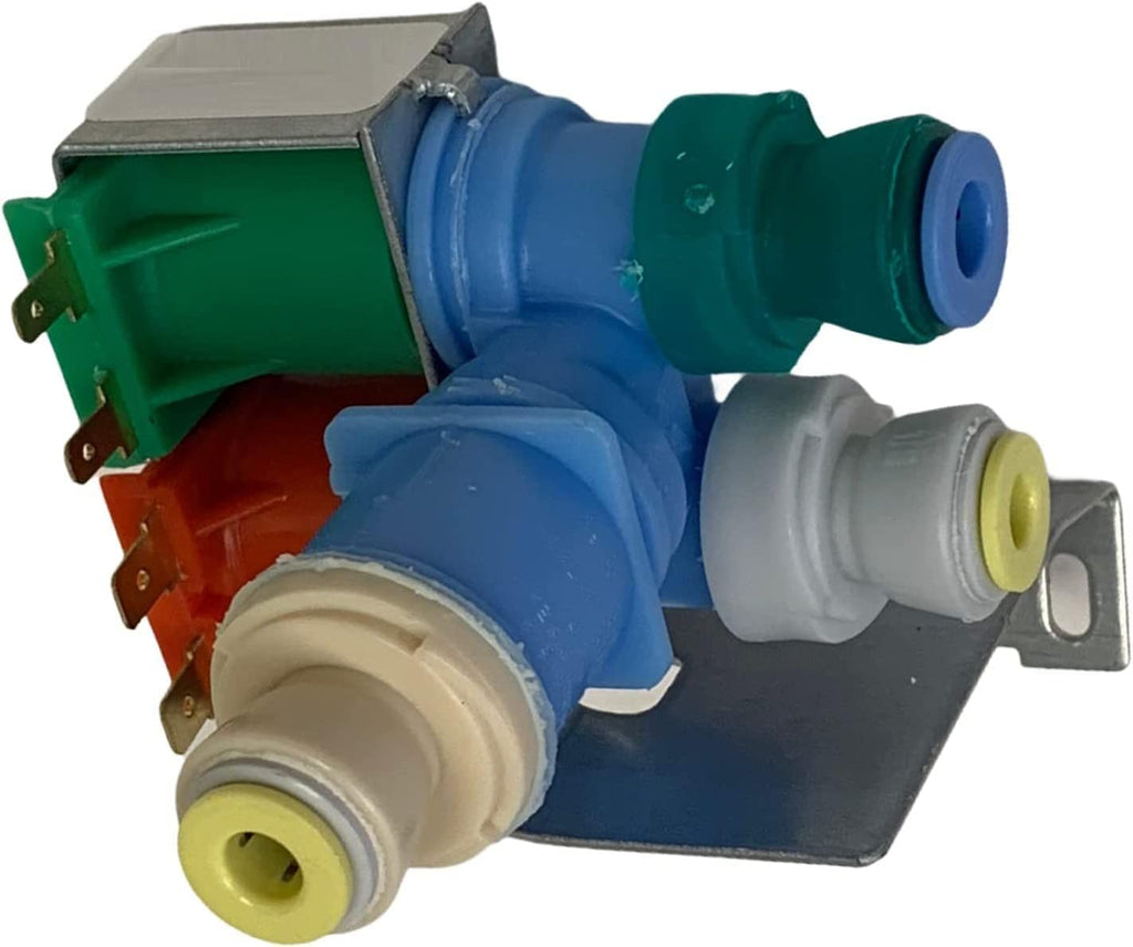 Refrigerator Water Inlet Valve Replaces for Whirlpool ED5FVGXSS01 ED5FVGXWS01 ED5FVGXSS00 ED5FVGXWS07 ED5FVGXWS00 ED5FVGXSS02 ED5FVGXSS03 ED5FVGXSS04 ED5FVGXWS02 ED5FVGXWS05 ED5FVGXWS08 ED5FVGXWS06