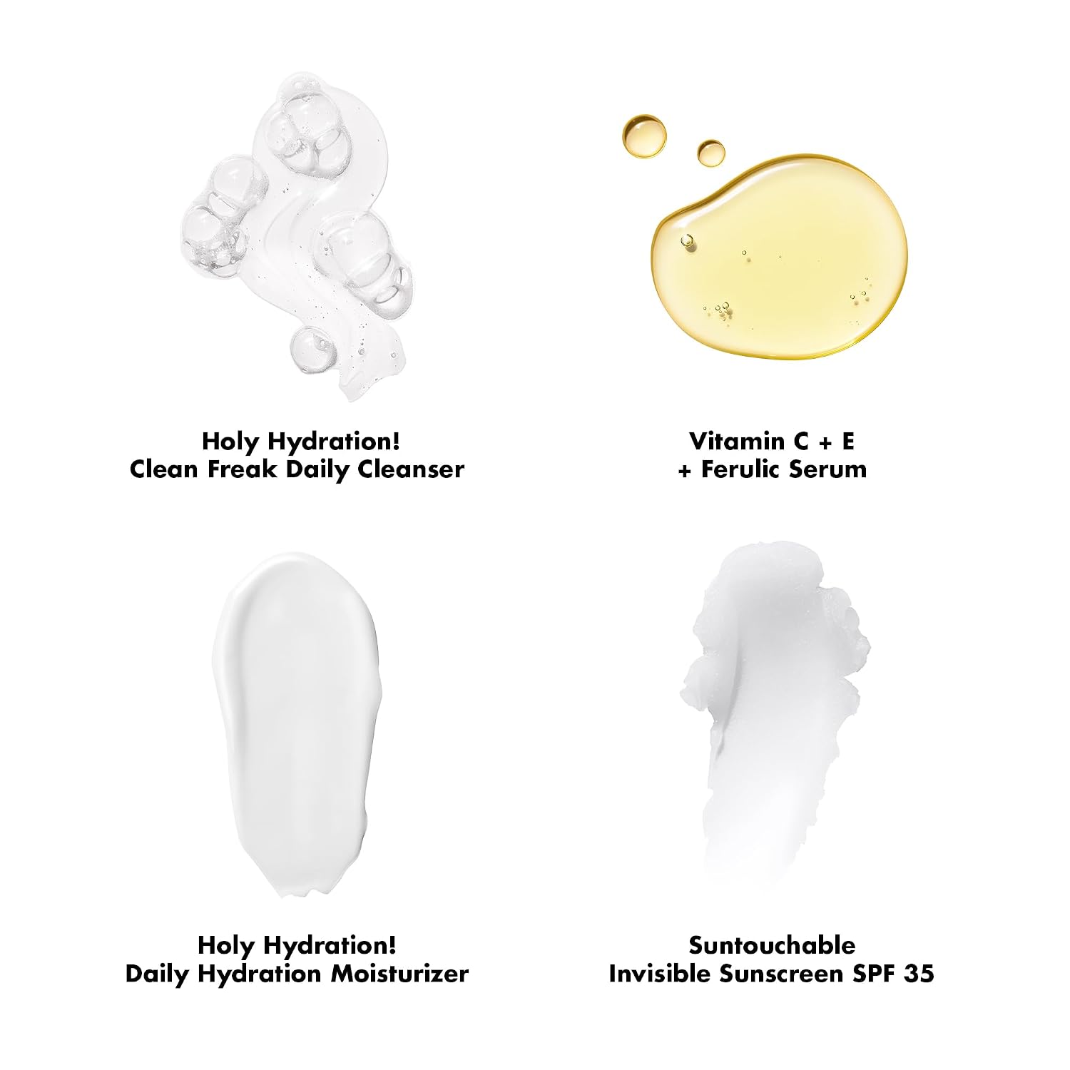 SKIN Wake the e.l.f. Up Skincare Kit, Travel-Size Hydrating Face Cleanser, Sunscreen, Moisturizer & Brightening