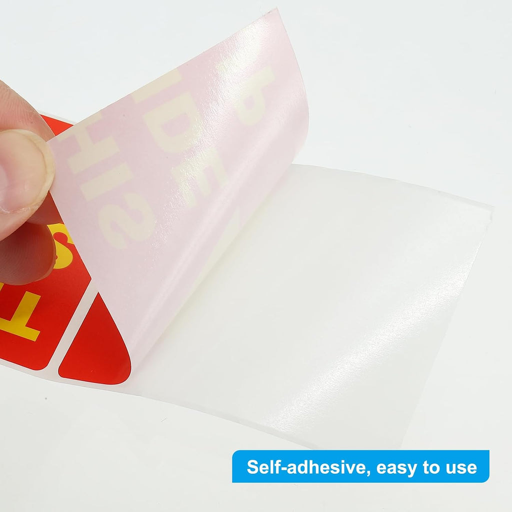 Fragile Stickers 3x1.8 Inch Side Up Warning Adhesive Red 300 Pieces