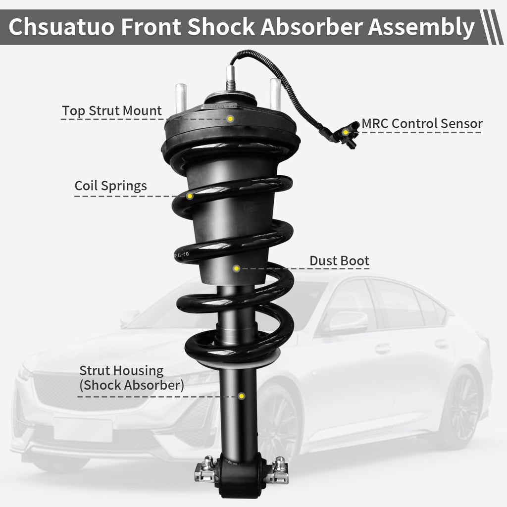 Front Shock Absorbers Struts Assembly Magneride Strut Replacement for 2015 2016 2017 2018 2019 2020 Cadillac Escalade Gmc Yukon Xl Denali Sierra 1500 Chevy Tahoe Suburban Silverado 2 Pack