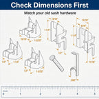 Prime-Line H 3719 Sash Balance End Guide Kit