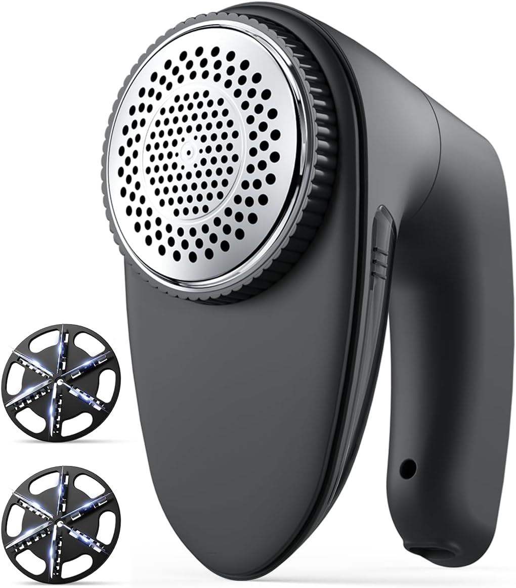 Fabric Shaver, Lint Remover for Clothes, Sweaters & Furniture, Black