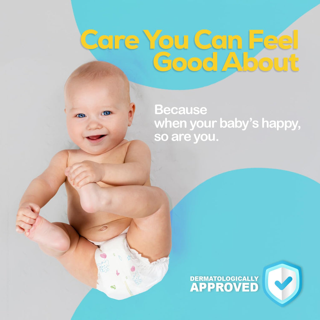 Hugs-of-Love Diapers Size 2 (12-18 lb) Baby Diapers - High Absorbency, Leak Protection, Soft Comfort, 152 Diapers per