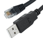 uxcell USB-KV Touch S creen PLC Programming Cable Black 9.5 Ft for KV 16 1000
